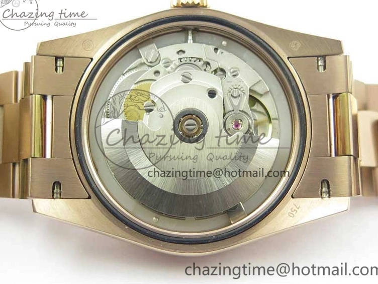 Maker Day-Date 128239 RG Black on Crystral Edition Bracelet RG Best Dial Markers 36 Bp President 1221